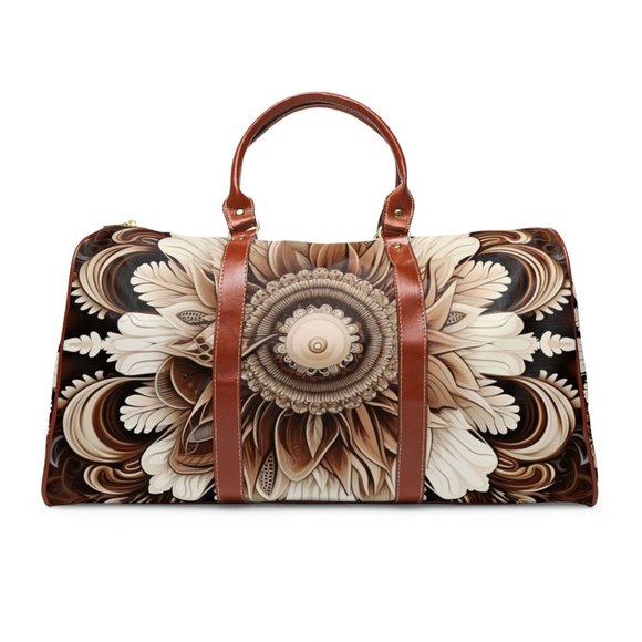 waterproof travel bag boho,Unisex travel bag,  Everyday Travel Bag, Colorful - Picture 2 of 9